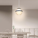 Spherical Acrylic Metal LED Modern Pendant Lights Kitchen Island Lighting