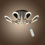 Modern Crystal Flush Mount Light Ceiling Light 8 Lights