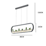 Rounded Corners Rectangular Modern Kitchen Pendant Lights Ceiling Light