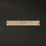 Sarella 5.5"H x 36.5"W 8-Light Crystal Bath Bar in Heirloom Gold