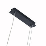 Circular Linear Dimmable LED Artistic Modern Chandeliers Kitchen Island Lighting