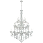 Arlington 25 Light 44-1/2" Wide Crystal Chandelier with Heritage Crystals