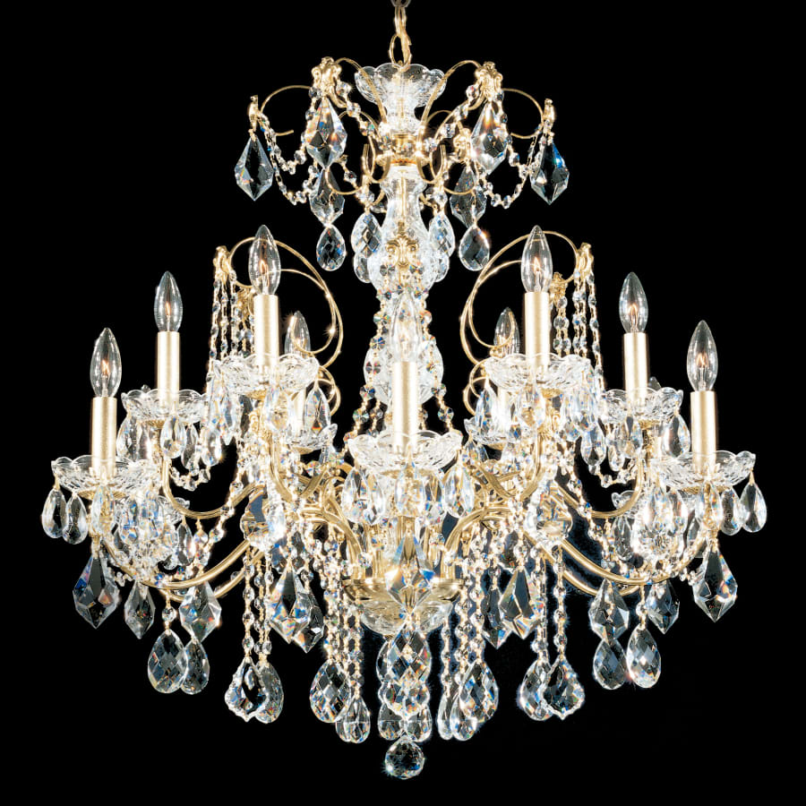 Century 12 Light 30" Wide Crystal Chandelier