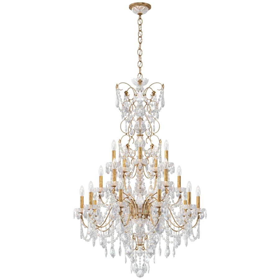Century 20 Light 37" Wide Crystal Chandelier