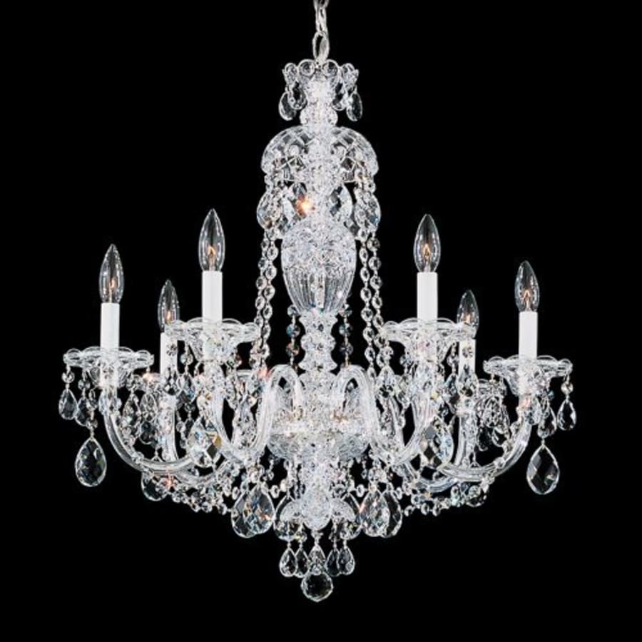 Sterling 7 Light 25" Wide Crystal Chandelier with Clear Swarovski Crystals