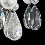 Renaissance Rock Crystal 6 Light 20" Wide Semi-Flush Waterfall Ceiling Fixture