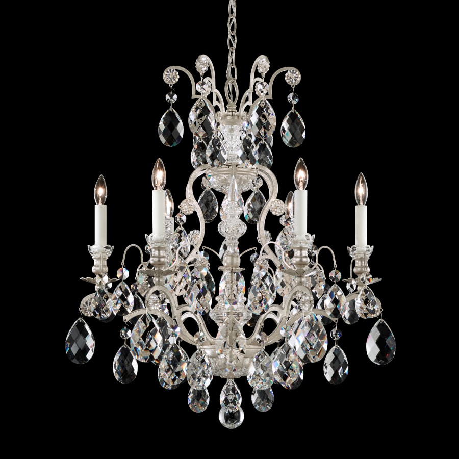 Renaissance 6 Light 24" Wide Crystal Chandelier