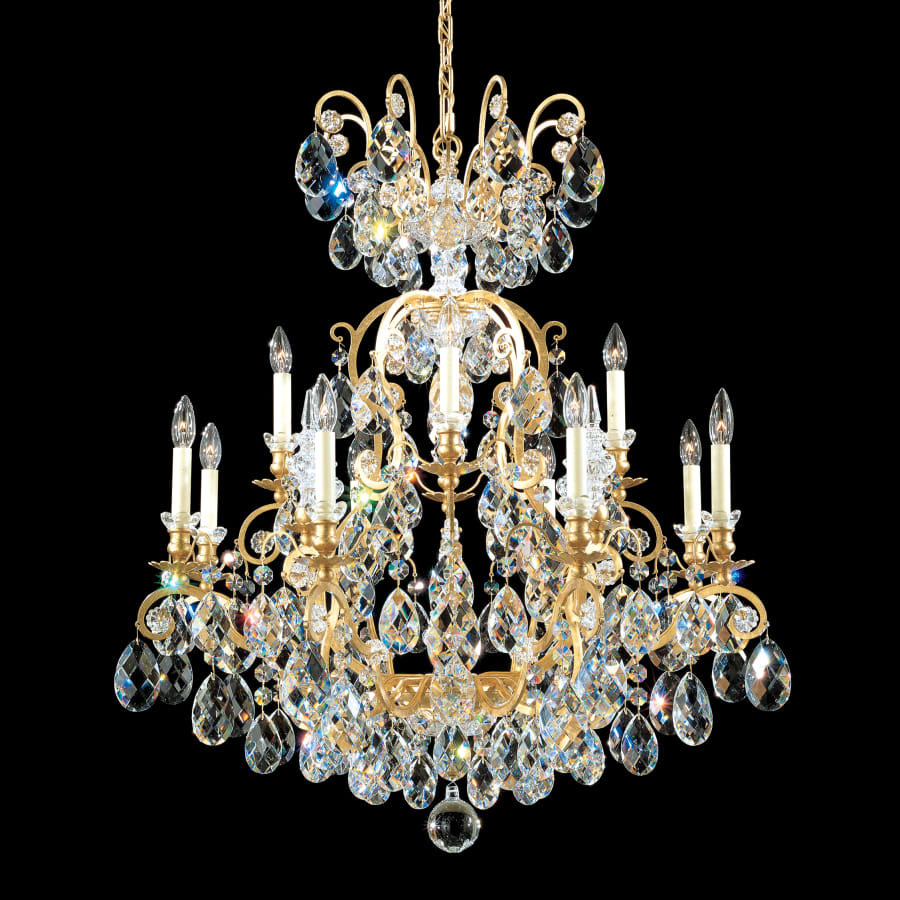 Renaissance 12 Light 32" Wide Crystal Chandelier