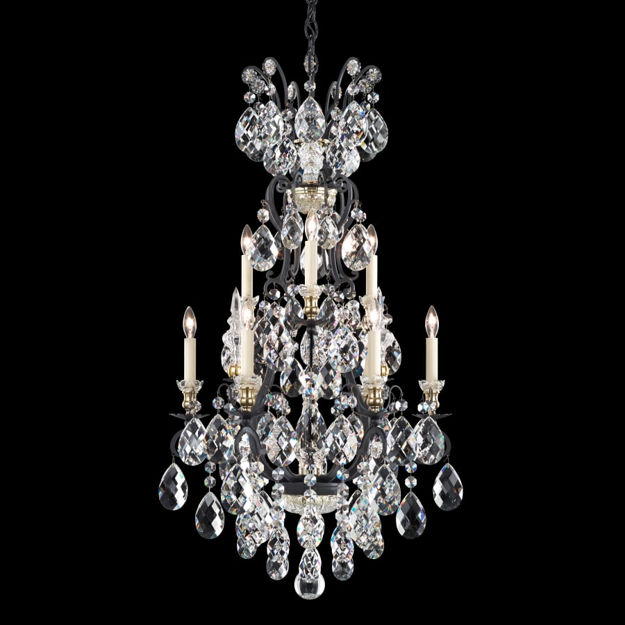 Renaissance 9 Light 21" Wide Crystal Chandelier