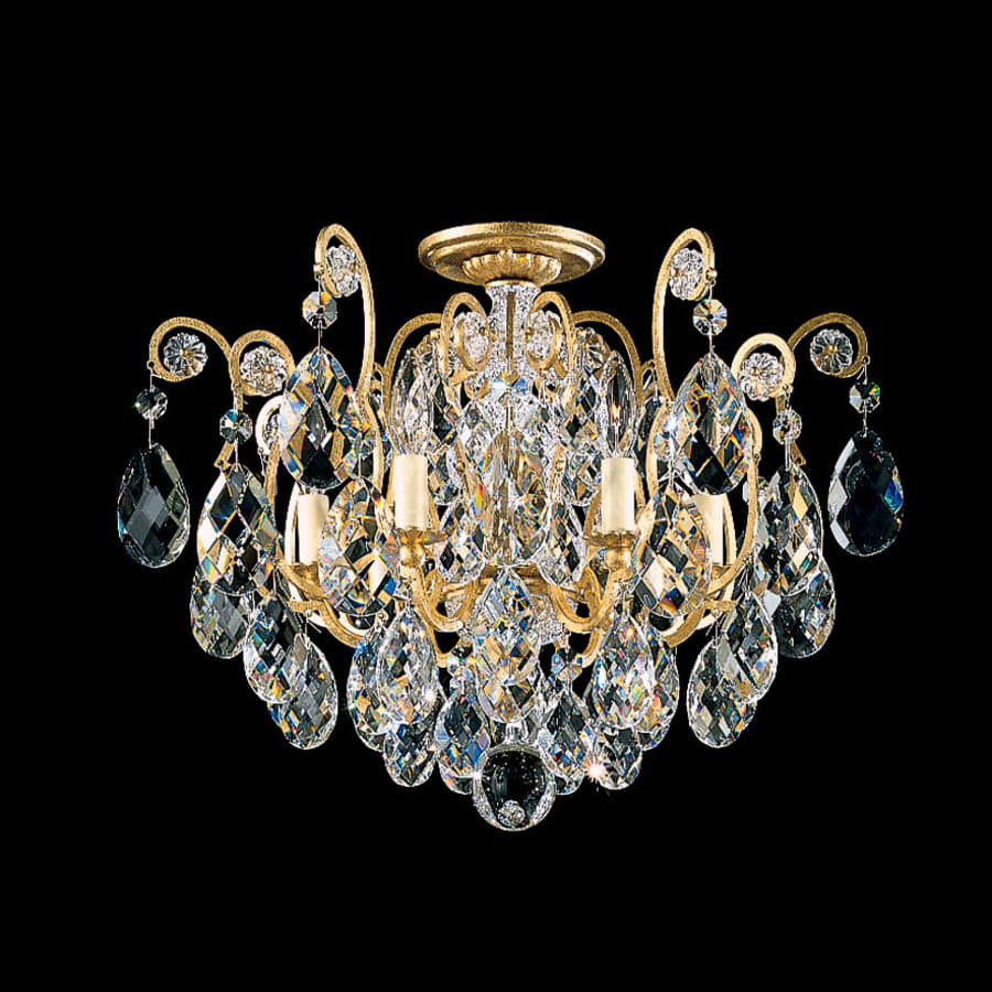 Renaissance 6 Light 20" Wide Semi-Flush Ceiling Fixture