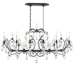 Renaissance 14 Light 56" Wide Crystal Chandelier with Clear Heritage Crystals