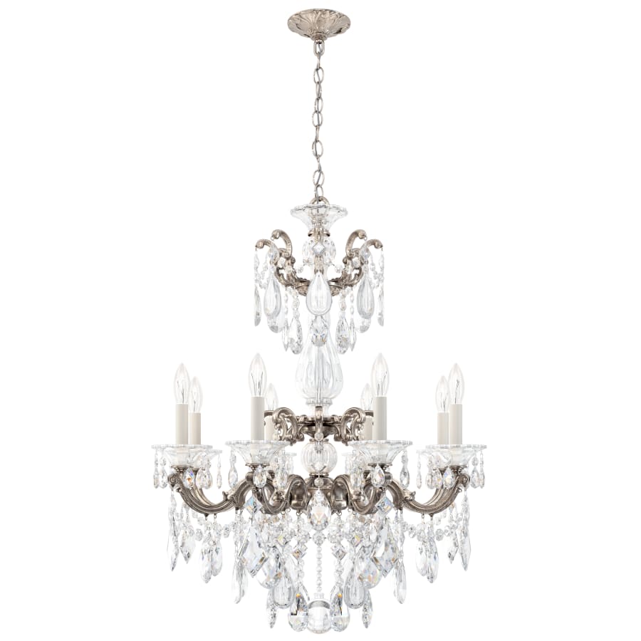 La Scala 8 Light 25" Wide Crystal Chandelier
