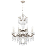 La Scala 8 Light 25" Wide Crystal Chandelier