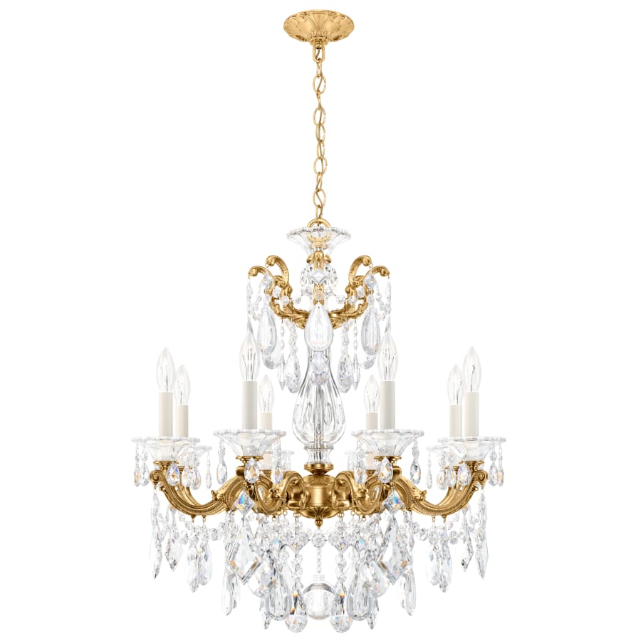La Scala 8 Light 25" Wide Crystal Chandelier