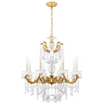 La Scala 8 Light 25" Wide Crystal Chandelier