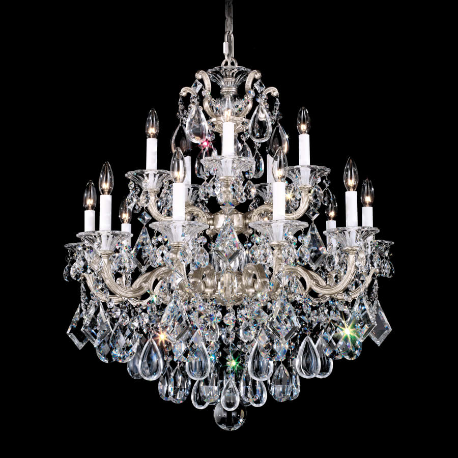 La Scala 15 Light 28" Wide Crystal Chandelier