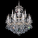La Scala 15 Light 28" Wide Crystal Chandelier