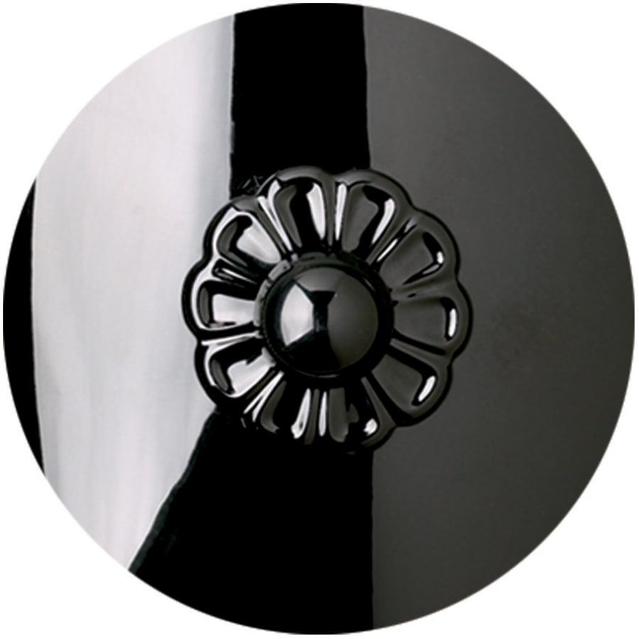 Hamilton 6 Light 22" Wide Crystal Chandelier with Black Rock Crystals