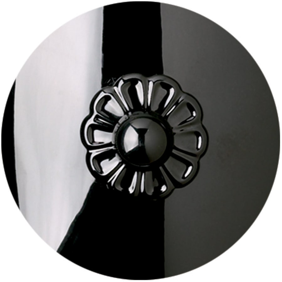 Hamilton 7 Light 24" Wide Crystal Chandelier with Black Rock Crystals