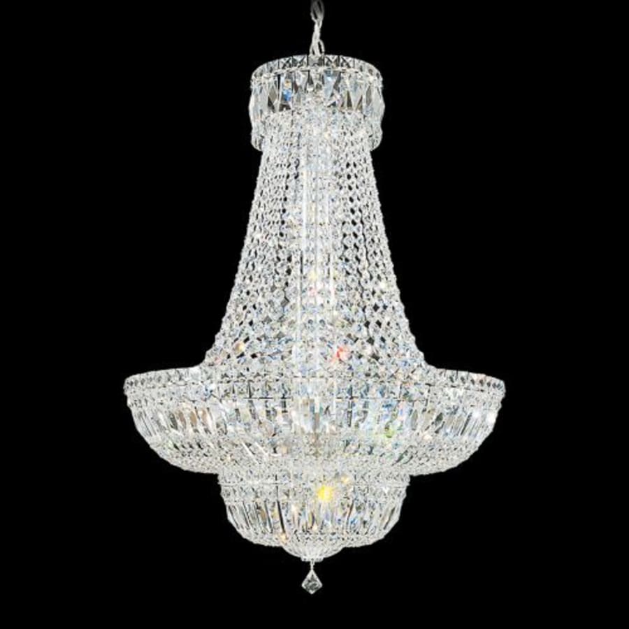 Petit 23 Light 24" Wide Crystal Empire Chandelier with Clear Swarovski Crystals