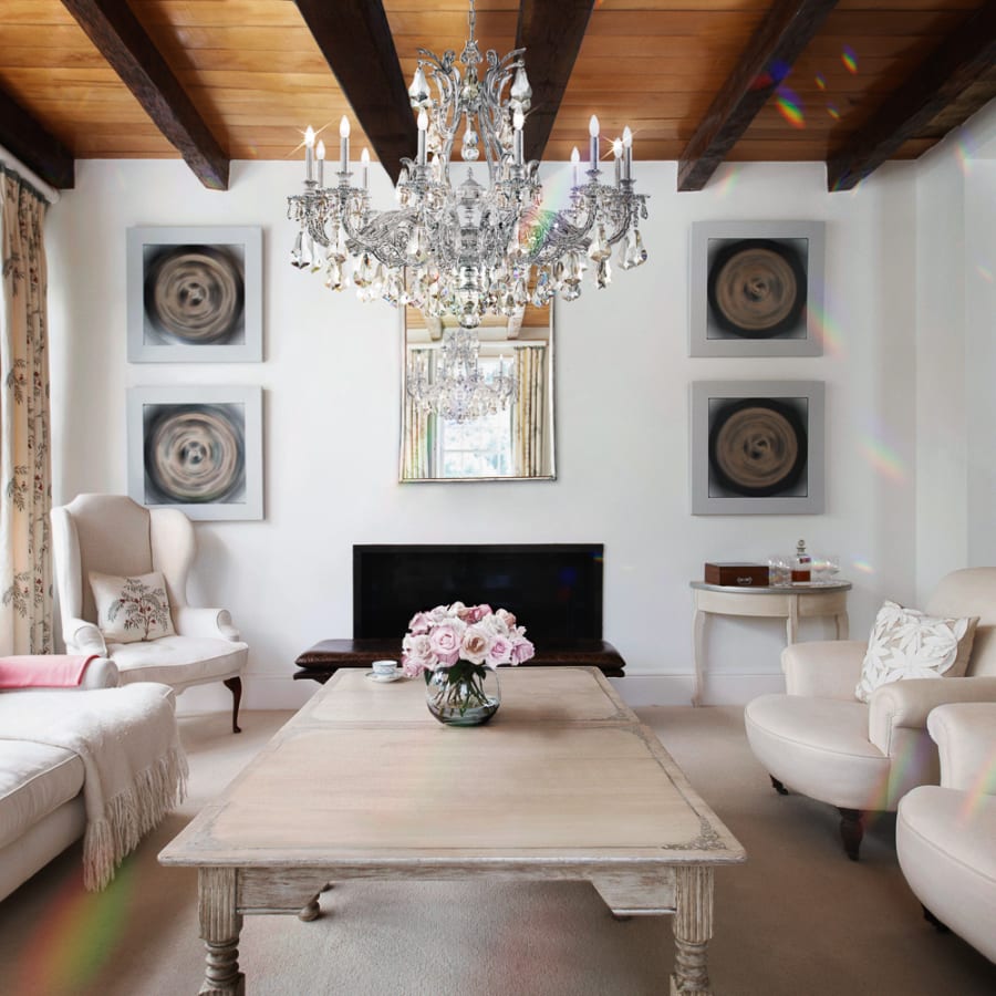 Sophia 12 Light 39" Wide Crystal Chandelier with Clear Optic Crystals