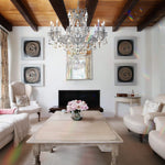 Sophia 12 Light 39" Wide Crystal Chandelier with Clear Optic Crystals