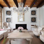 Sophia 12 Light 39" Wide Crystal Chandelier with Clear Optic Crystals