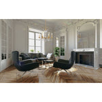 Helenia 6 Light 28" Wide Crystal Chandelier with Clear Heritage Crystal Accents