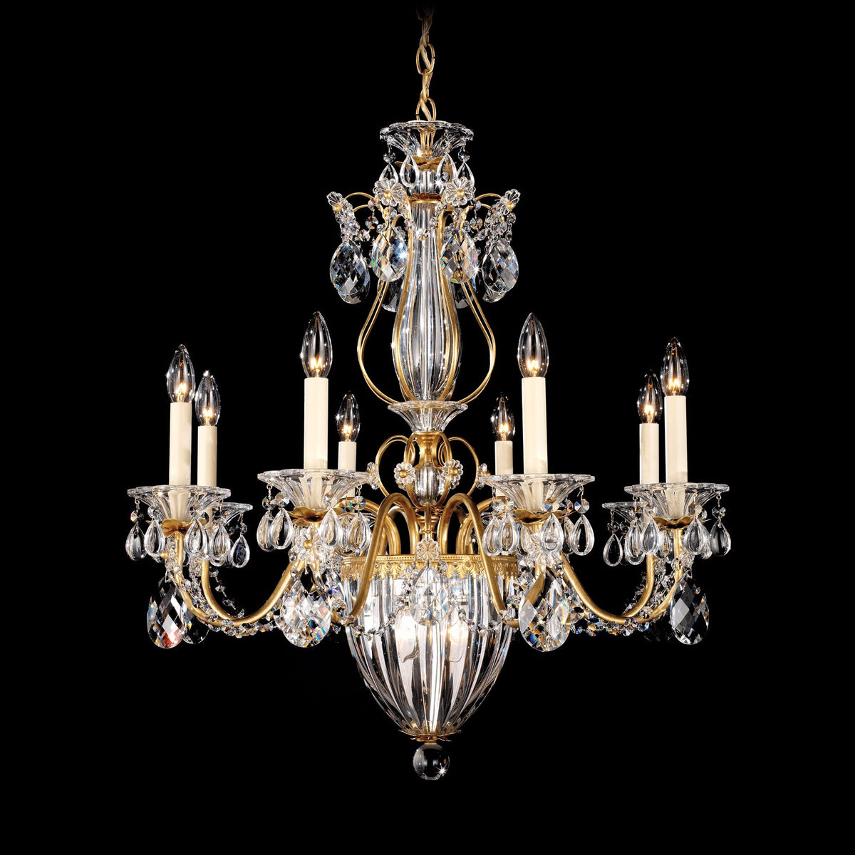 Schonbek Bagatelle 26" Wide Gold Traditional Crystal Chandelier