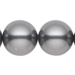 Priscilla 5 Light 18" Wide Crystal Chandelier with Dark Grey Pearl Beads