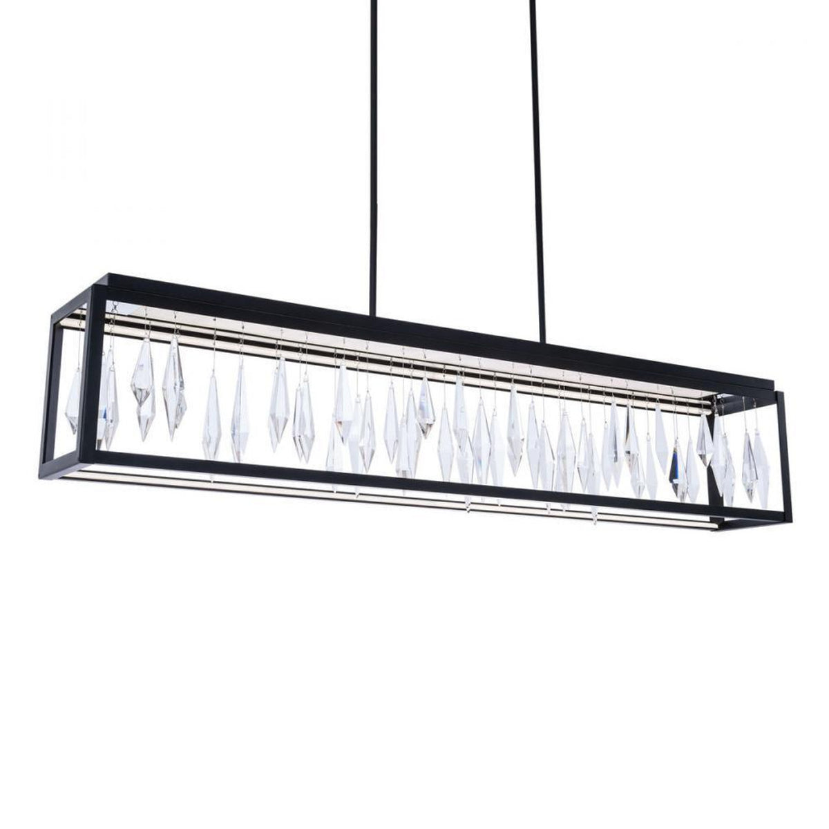 Pyramid Pendant, 6-Light, Matte Black, 29"W (7-1610-6-89 ALPQ2)