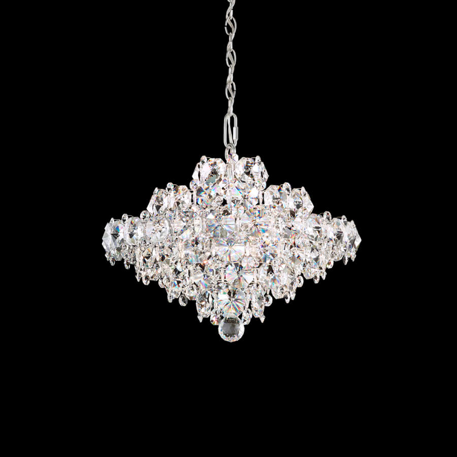 Baronet 8 Light 19" Wide Crystal Chandelier - with Radiance Crystal