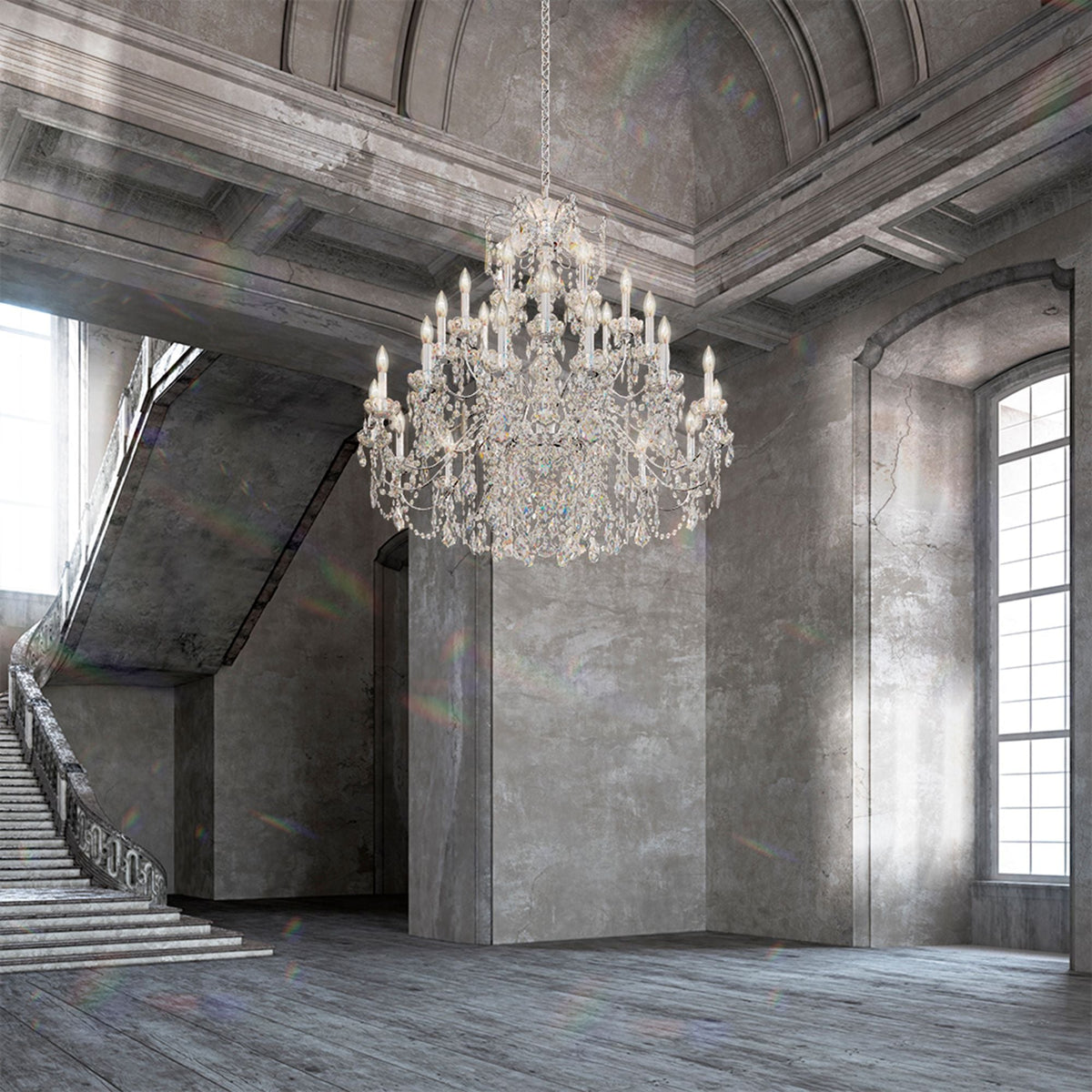 Schonbek Century Collection 42 1/2" Wide Crystal Chandelier