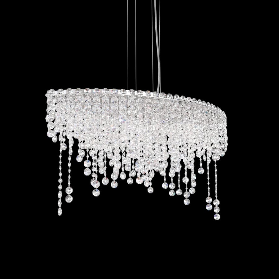 Chantant 33" Wide Chandelier with Optic Crystal Accents