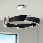 Schonbek Embrace 44 1/4" Wide Black LED Pendant Light