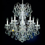 Schonbek New Orleans 28"W Silver Hand-Cut Crystal Chandelier