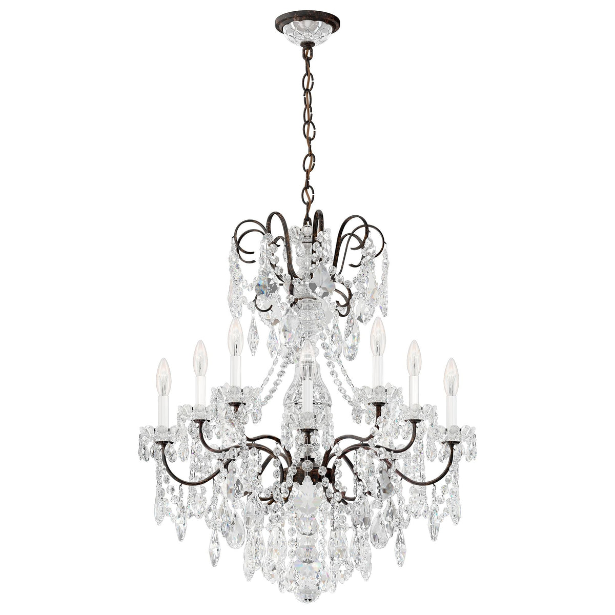 Schonbek New Orleans Collection 28" Wide Crystal Chandelier