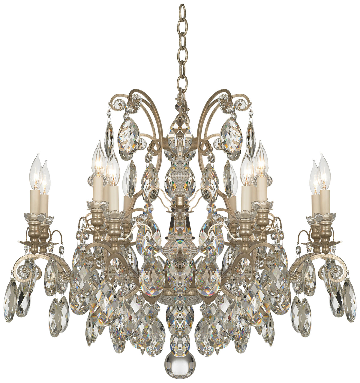Schonbek Renaissance Collection 33" Traditional Crystal Chandelier