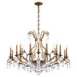 Renaissance Nouveau 18 Light 40" Wide Crystal Chandelier with Clear Heritage Crystal Accents