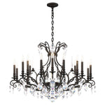 Renaissance Nouveau 18 Light 40" Wide Crystal Chandelier with Clear Heritage Crystal Accents