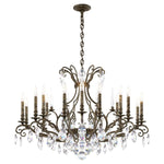 Renaissance Nouveau 18 Light 40" Wide Crystal Chandelier with Clear Heritage Crystal Accents