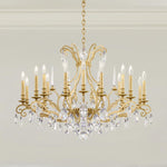 Renaissance Nouveau 18 Light 40" Wide Crystal Chandelier with Clear Heritage Crystal Accents