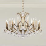 Renaissance Nouveau 18 Light 40" Wide Crystal Chandelier with Clear Heritage Crystal Accents