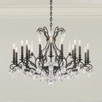 Renaissance Nouveau 18 Light 40" Wide Crystal Chandelier with Clear Heritage Crystal Accents