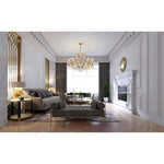 Renaissance Nouveau 18 Light 40" Wide Crystal Chandelier with Clear Heritage Crystal Accents