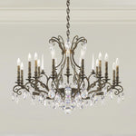 Renaissance Nouveau 18 Light 40" Wide Crystal Chandelier with Clear Heritage Crystal Accents