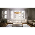 Sarella 12 Light 24" Wide Crystal Pendant with Heritage Crystals