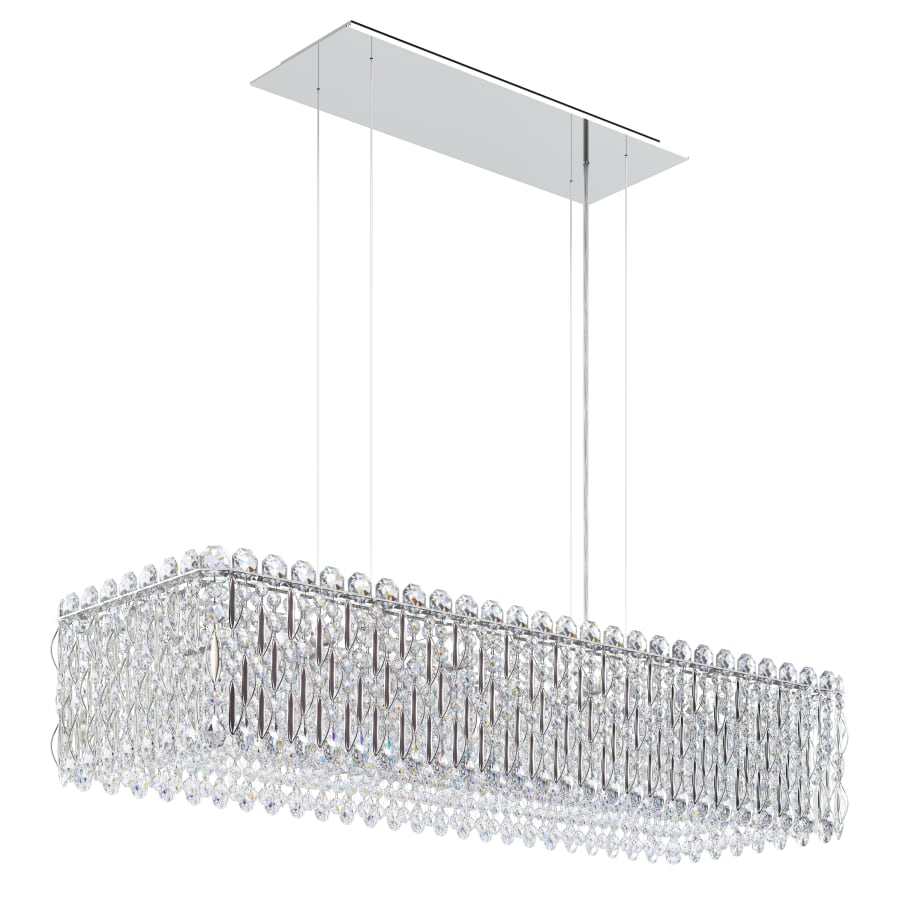 Sarella 13 Light 37" Wide Crystal Linear Pendant with Heritage Crystals