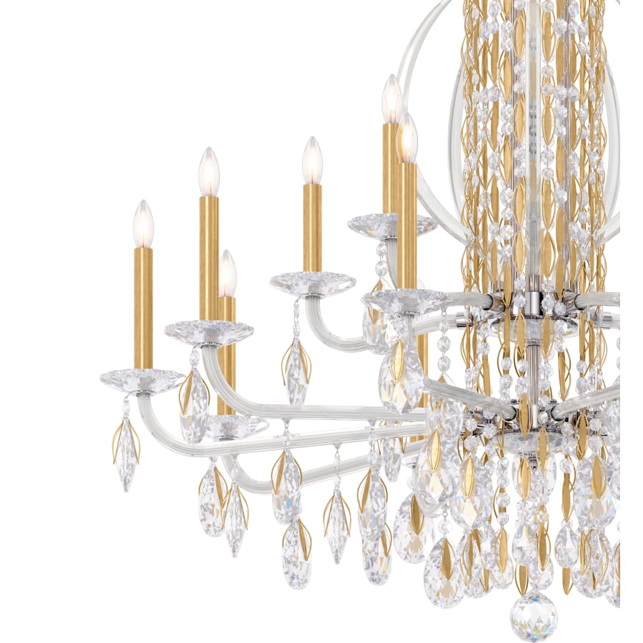 Sarella 17 Light 41" Wide Crystal Chandelier with Heritage Crystals