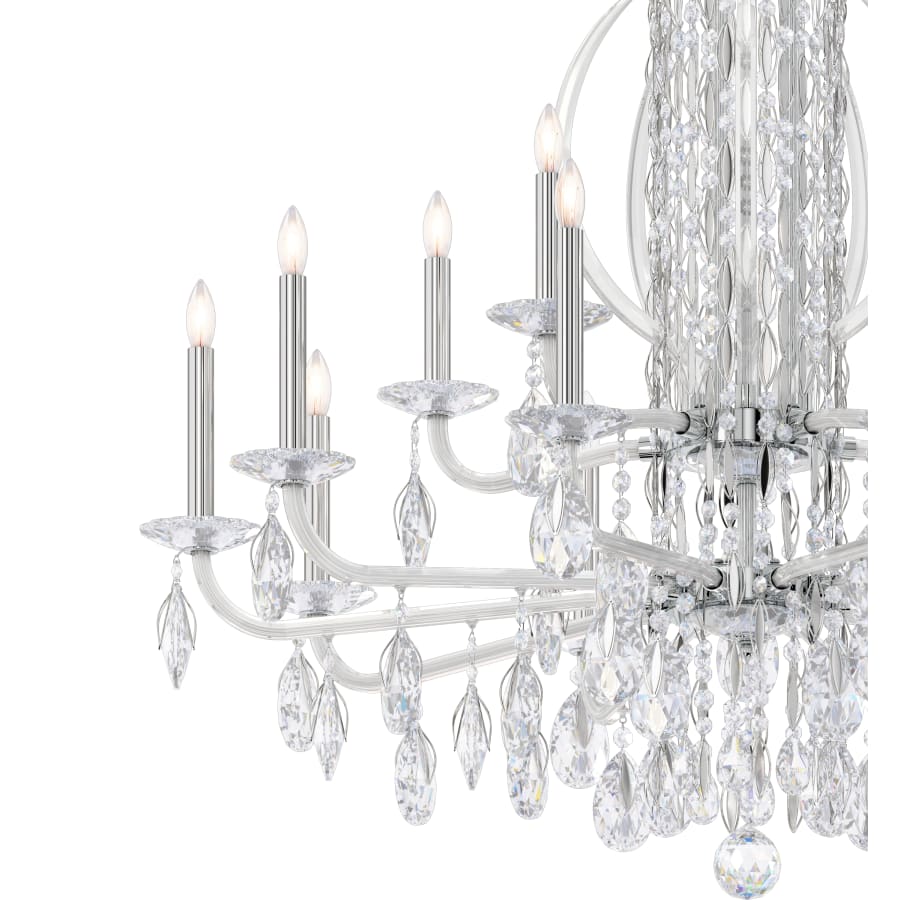 Sarella 17 Light 41" Wide Crystal Chandelier with Heritage Crystals